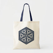Blue Ottoman Turks Tracery Graphic Tote Bag (Voorkant)