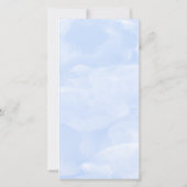 Blue Oubliez-moi pas Mariage Merci photo (Dos)