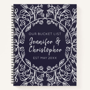 Blue Our Bucket List Couples Keepomwille Journal Notitieboek