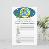 Blue Owl Baby Animals Name Game (Staand voorkant)