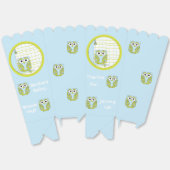 Blue Owl Baby shower Bedankdoosjes (Ongevouwen)