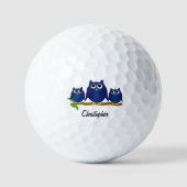 Blue Owl Design Personalised Golfballen (Voorkant)