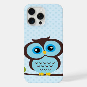 Blue Owl Hoesje voor de iPhone 5 iPhone 15 Pro Max Hoesje