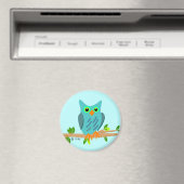 Blue Owl Magnet Magneet (Insitu (Vaatwasser))