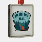 Blue Ox Trail Metalen Ornament (Rechts)