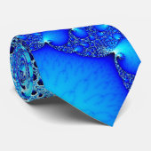 Blue Oyster Spiral Stropdas (Opgerold)