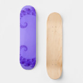 Blue Paars Heart Skateboard (Voorkant)