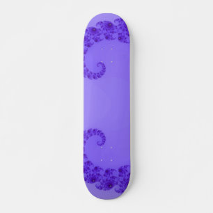 Blue Paars Heart Skateboard