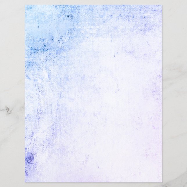 Blue Paars Venetian Plaster Texture Scrapbook (Voorkant)