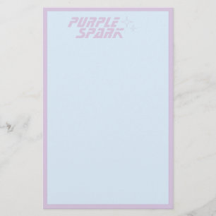 Blue Paarse Small Business Briefpapier