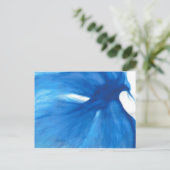 Blue Painted Phoenix Standaard Briefkaart (Staand voorkant)