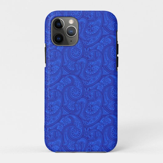 Blue Paisley Case-Mate iPhone Case (Achterkant)