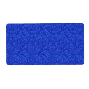 Blue Paisley Etiket