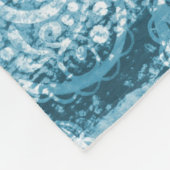Blue Paisley Fleece Blanket (Hoek)
