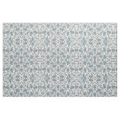 Blue Paisley Patterned Fabric Stof (Fat Quarter)