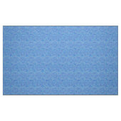 Blue Paisley Polyester Fabric Stof (Fat Quarter)