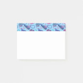 Blue Paisley Post-it® Notes (Voorkant)