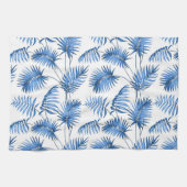 Blue Palm Kitchen Towel Theedoek (Horizontaal)