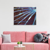 Blue Palmetto Dream Canvas Afdruk (Insitu (Woonkamer))