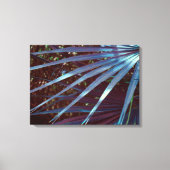 Blue Palmetto Dream Canvas Afdruk (Voorkant)