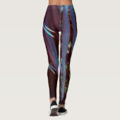 Blue Palmetto Dream Leggings (Achterkant)