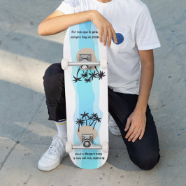 Blue, Palms y siempre un frente Skateboard