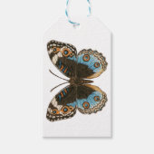 Blue Pansy Butterfly Cadeaulabel (Voorkant)