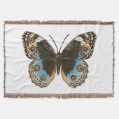 Blue Pansy Butterfly Deken (Voorkant)