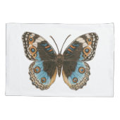 Blue Pansy Butterfly Kussensloop (Achterkant)