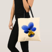 Blue Pansy Canvas tas (Voorkant (product))