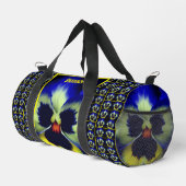 Blue Pansy Flower gepersonaliseerd Plunjezak (Rechterhoek)