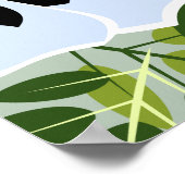 Blue Pansy Flower Poster (Hoek)