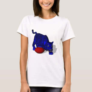 Blue Panther Mascot T-shirt