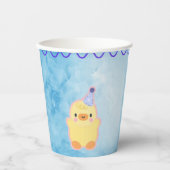 Blue Paper Cup voor kinderen Papieren Bekers (Voorkant)