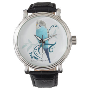 Blue Paraket Horloge