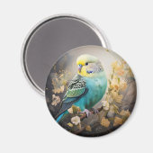 Blue Paraket Magneet (Voorkant / Achterkant)