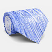 Blue Party Girl Flapper Stropdas (Opgerold)