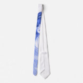 Blue Party Girl Flapper Stropdas (Achterkant)