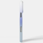 Blue Pastel Ombre Initiaal Monogram Aangepaste naa Case-Mate iPhone Case (Achterkant / Rechts)