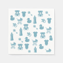 Blue Pattern-Baby shower