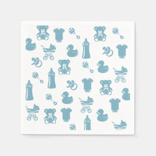 Blue Pattern-Baby shower Servet
