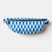 Blue Pattern Fanny Pack Heuptasje (Liggend)