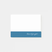 Blue Patterned Vergeet het niet Post-it® Notes (Voorkant)