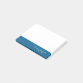 Blue Patterned Vergeet het niet Post-it® Notes (Schuin)