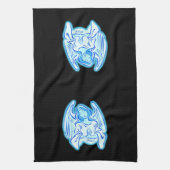 Blue Peace Angel Kitchen Towel Theedoek (Verticaal)