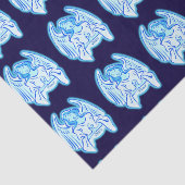 Blue Peace Angel Tissue Paper Tissuepapier (Detail)