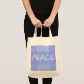 Blue Peace Canvas tas (Voorkant (product))