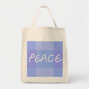 Blue Peace Canvas tas