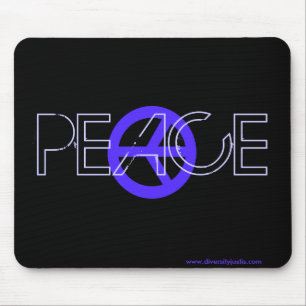 Blue Peace Mousepad Muismat