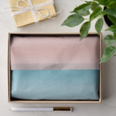 Blue Peach Ombre Tissuepapier (Geschenk)